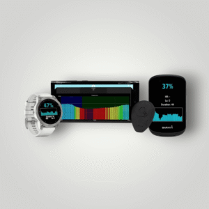Q-LAC zestaw – sensor, smartwatch, Garmin, tablet