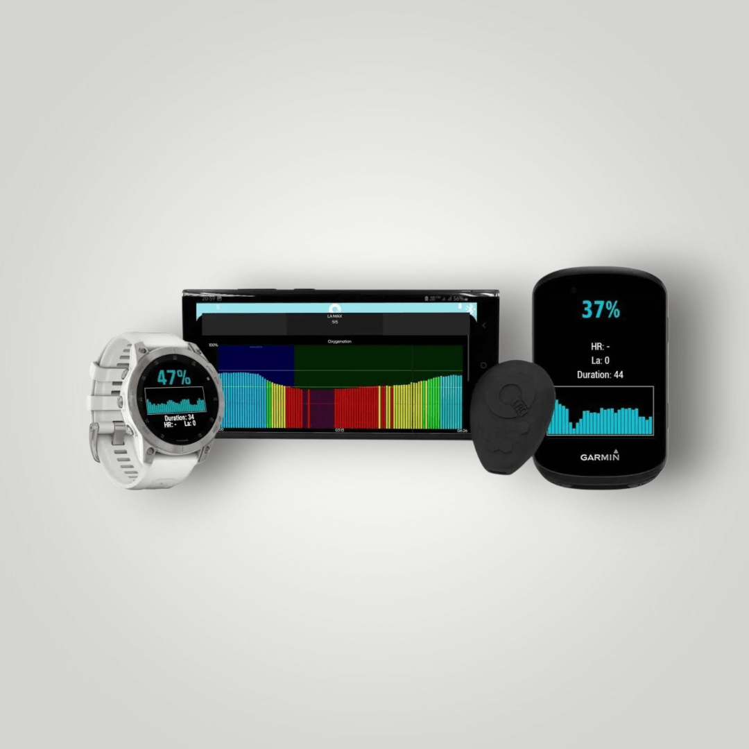 Q-LAC zestaw – sensor, smartwatch, Garmin, tablet